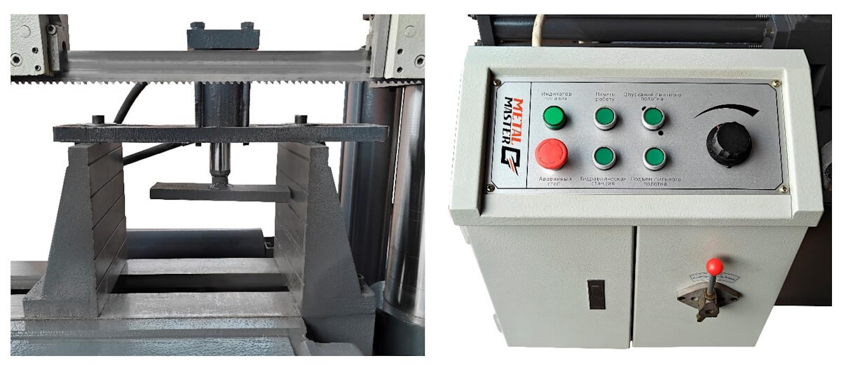 Ленточнопильный двухколонный станок Metal Master MGH-350E