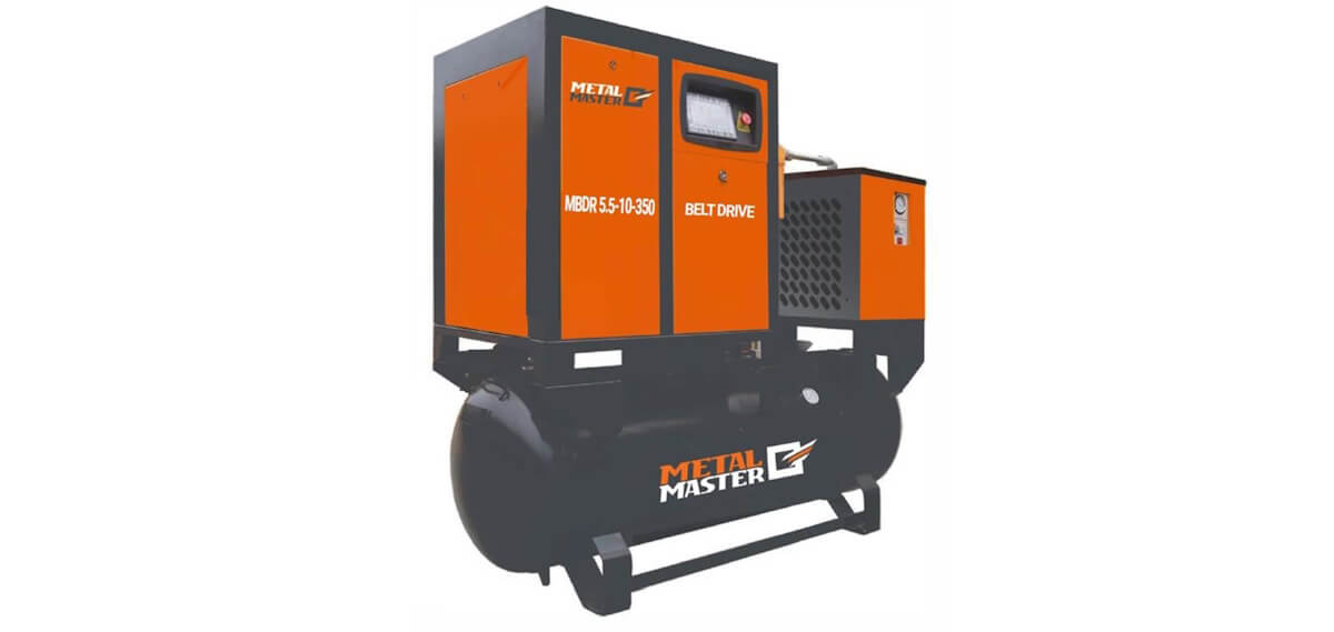 Компрессорная станция 2 в 1 с ременным приводом Metal Master MBR