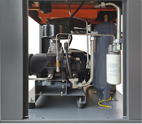 Компрессорная станция 2 в 1 с ременным приводом Metal Master MBR