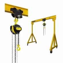 МПУ OCALIFT 2 т 5х5 с ручной цепной талью ТРШ 2 т 6 м на приводной каретке ДОРА 2 т 6 м