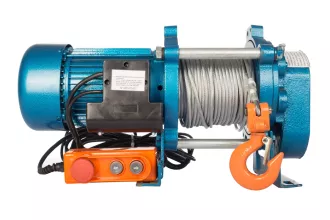 Лебедка электрическая REM KCD 500/1000 кг 70/35 м с канатом 220 В