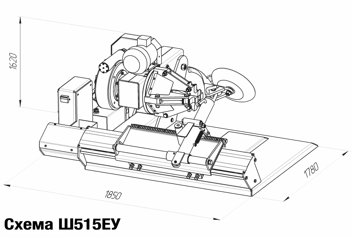 Стенд шиномонтажный ЧЗАО Ш515ЕУ для колес грузовых автомобилей, с/х и  спецтехники купить в Челябинске | Цена от производителя | отзывы, скидки,  наличие, доставка | Дельта-Инжиниринг.ру