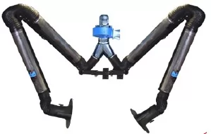 Набор для вытяжки сварочного дыма с двумя сочлененными рукавами Filcar TECHNO-2-330/300 - 1