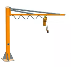 Кран консольный поворотный ручной TOR PSJ33100 (1000 кг, высота 3 м, стрела 3 м)